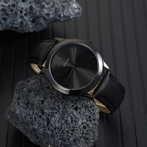 BUREI Men Watches Fashion Analog Stainless Steel Quartz Waterproof Watches,Gift for Men. in Kuwait