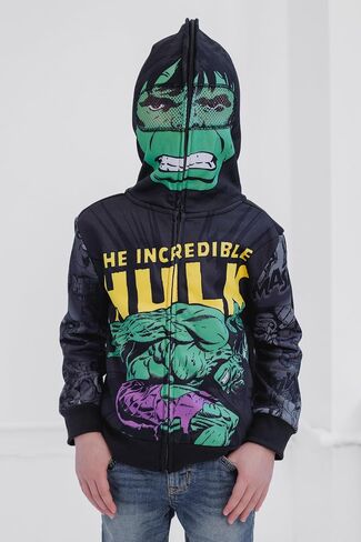 Marvel Spider-Man Avengers Fleece zip Up Cosplay Hoodie Toddler to Big Kid Sister (2T-18-20) in Kuwait