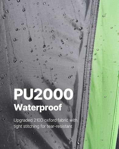 VEVOR Pickup Truck Tent, Fits 5.0-8.2 ft Truck Tents for Camping, Waterproof PU2000 mm 2-3 Person Sleeping Truck Bed Tent, Sturdy Truck Bed Camper Shell with Expandable Awning, Rainfly, Storage Bag in Saudi Arabia