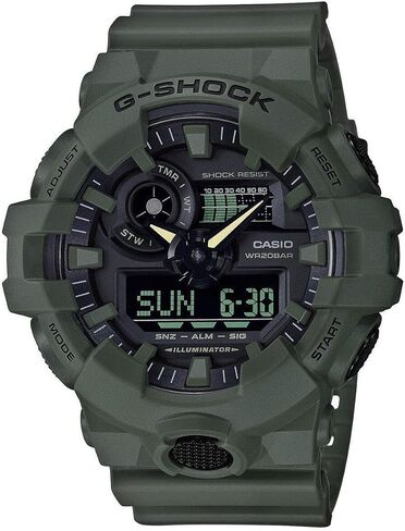 Casio Men's 700uc Series G-Shock Quartz 200M WR حزام راتنج مقاوم للصدمة وحالة in Kuwait