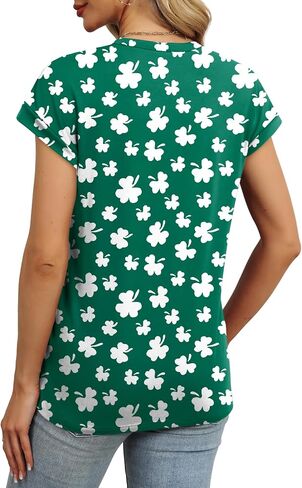 Alaroo Womens Summer Tops Short Sleeve Shirts Crew Neck Cute Trendy Tunic Blouses (S-3XL) in Saudi Arabia