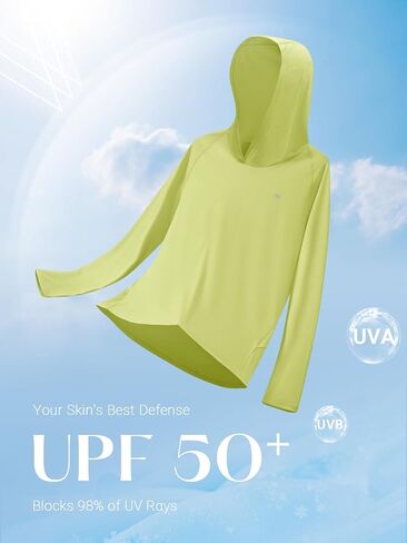 ALLZERO Women's Sun Protection Hoodie UPF 50+ Long Sleeve with Back Breathable Mesh for Outdoor Fishing Hiking in Saudi Arabia