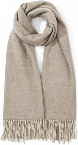 Winter Women's Soft & Warm Solid Color Oversized Scarf, Thick & Cozy Large Blanket Shawl for Cold Weather in Saudi Arabia