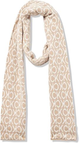 Calvin Klein womens Ck Intarsia Logo Cold Weather Soft Set (Glove, Scarf, Hat) in Saudi Arabia