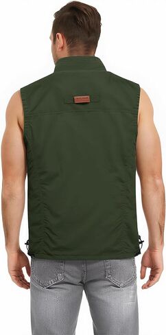 Flygo Men's Lightweight Outdoor Travel Work Fishing Vest with Multi-Pockets in Saudi Arabia