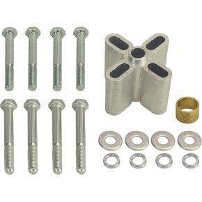 Derale 34515 1 1/2" Universal Fan Spacer,Silver