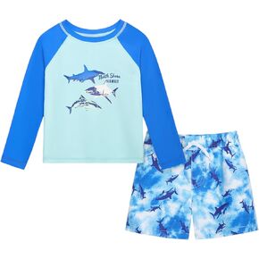 Oshkosh B'gosh Toddler Boys 'Swimsuit Trunk and Rashguard