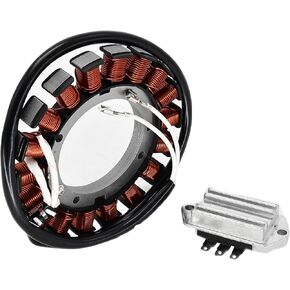 15/20 Amp 237878-S Magneto Stator Coil with Voltage Regulator Rectifier Compatible with Kohler CH11-CH15 CH18-CH25 K532 K582 K301-K341, Replace 54-755-09S, 237330, 237331, 237399, 237329, AM33426