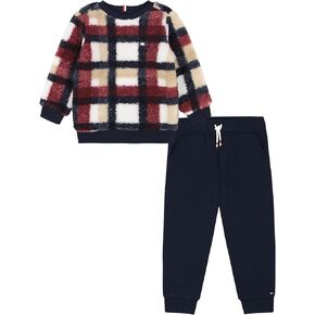 Tommy Hilfiger boys 2pc Sherpa Fleece Pant Set