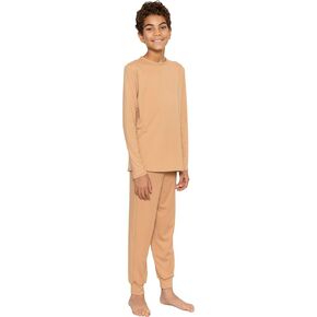 STRETCH IS COMFORT Youth Boys' Oh So Soft Jogger Set with Long Sleeve Crew Neck Top | Comfortable Kids' Clothing | 4-16 in Kuwait