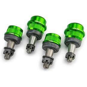 DV8 Offroad Upgraded Ball Joint Set for 2007-2018 Jeep Wrangler JK | Fits Dana 30 or Dana 44 Axles | Greaseable Fittings | Grooved Housing Spines | Includes (2) Upper & Lower Ball Joints