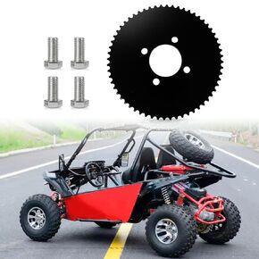 PSLER 40T Sprocket for 40/41/420 Chain Mini Bike Go Kart 40T 40mm Bore Sprocket Part for Coleman BT200X CT200U CT200U-EX Baja Warrior Massimo MB165 200 Predator 196cc 200cc 6.5hp Go Kart,Black