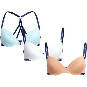 Limited Too Girls' Bras - 3 Pack Lightweight Wireless Microfiber Bras for Girls, Seamless Molded Everyday Bra (30A-34A) in Kuwait