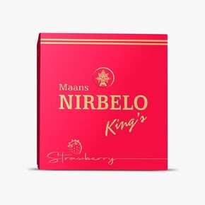 السيجار العشبي الممتاز King's Premium مع مرشح قشر الذرة ، 100 ٪ من التبغ الخالي من النيكوتين ، بطول 95 ملم ، 5 سيجار ، حزمة من الفراولة 1