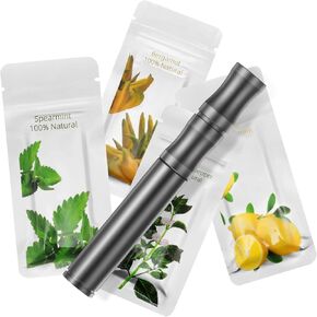 Flavored Air Device with 4 Packs of Plant Based Cores Inhaler, Natural Switch from Bad Habits, 16 Total Cores, Gifts for Men