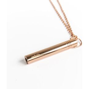 Budai Quit Smoking Necklace | Craving Relief Inhaler Quit Smoking Aid | Stop Smoking Necklace Pack of 1 | Quit Smoking Inhaler Gold
