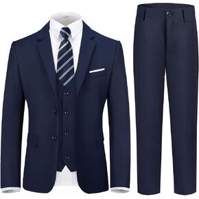 Boys Formal Suit Set Kids 5 Pieces Slim Fit Suits for Wedding Easter Piano Prom Teen Toddler Boy Dress Suit Outfit