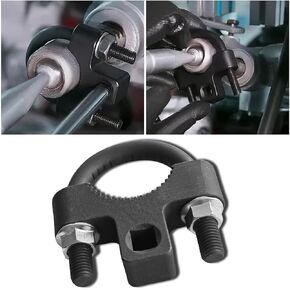 Inner Tie Rod Removal Tool,with Non-Slip Teeth for Inner Tie Rod Removal and Installation Inner Tie Rod Tool Inner Tie Rod U-Wrench,3/8" Carbon Steel Inner Low Profile Tool for Car Chassis Rocker