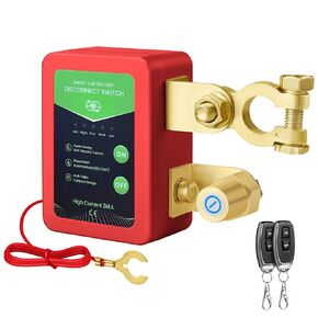 Kill Switch للسيارة - 12 فولت بطارية عن بعد مفتاح تبديل البطارية ذكية مفتاح Kill Battery للسيارة ، RV ، ATV ، شاحنة ، قارب (لا LED)