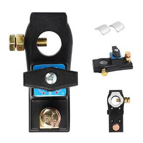 Battery Disconnect Switch, Heavy Duty Battery Shut Off Switch, High Current Master Battery Power Cut Isolator Kill Switch, Quick Disconnect Battery Switch for Cars RVs and Boats
