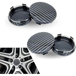 4 PCS Wheel Center Caps, 2.36in X 2.2in X 0.57in Snap-in Center Caps, Waterproof & Durable Center Caps for Rims, Universal Car Center Cap for Most Cars (Silver)