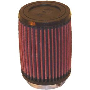 K&N High-Flow Original Lifetime Universal Clamp-On Air Filter: High Performance, Premium, Washable: Flange Diameter: 2.875 In, Filter Height: 5.375 In, Flange Length: 0.625 In, Shape: Round, RU-2410