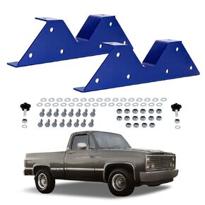 Tultsworld الخلفية C-Notch Kit Bolt في Chevrolet C10 C1500 1973-1987 2WD ، ل GMC C10 C1500 1973-1987 2WD