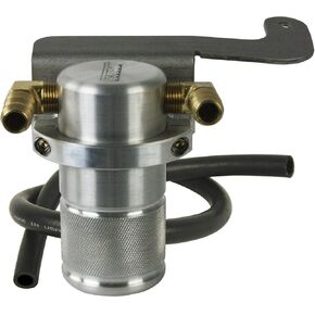 Moroso 85652 Small Body Air Oil Separator Catch Can, Fits 10-15 Camaro, 12-15 ZL1