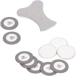 10PCS 20MM Ultrasonic Mist Maker Ceramic Disc, Fogger Replacement Discs with Wire & Sealing Ring for Humidifier, Dust Collector, Sterilizer, Atomizer