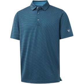 M Maelreg Golf Tirts for Men Muisture Wicking Jacquard Performance Performance Dry Fit Collared Mens Polo قمصان قصيرة