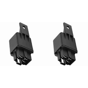 Fan Relay, 2PCS Automotive Relay Thermostat Switch Kit Replacement Heavy Duty Switching Fan Relay Car Fan Relay 12V 40A