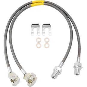 خط فرامل الفولاذ المقاوم للصدأ الممتد الخلفي 89335S متوافق مع 371-1991 Chevy GMC C/K 15 20 25 Blazer 4 "-6" Lift