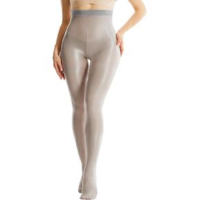 Buauty Shimmer Tights for Women, Shiny Oil Pantyhose Stockings, Oil Bright Shaping Tight Ultra Shiny Sheer Tights High Waist