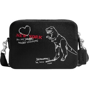 Coach Charter Crossbody Bag 24 with Sketch Print, Black Multi