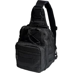 Small Tactical Sling Bag for Men – Durable Crossbody Shoulder Bag, Compact EDC Pack for Everyday Carry, Hiking, Range, Travel, Outdoor Gear, Camping, Hunting, Military, Fishing & Adventure Use