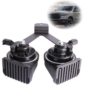 MITZONE Dual Horn Assembly With Bracke Compatible with Dodge RAM 1500 2500 3500 2009 2010 2011 2012 5026507AA