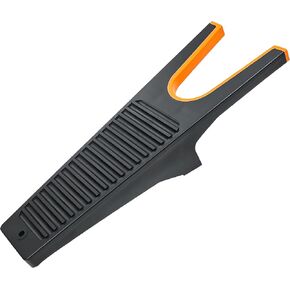 Earl Diamond Boot Jack, Boot Remover for Cowboy Boots, Boot Puller for Waders and Work Boots (Black & Orange)