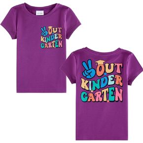 Kindergarten Graduation Shirt Kids Kindergarten Graduation Gifts for Girls T-Shirt Top