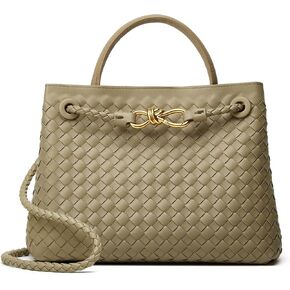حقيبة منسوجة للنساء Crossbody Handbag: Levegan Leather Small Buds