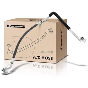A-Premium A/C Discharge Line Hose Assembly Compatible with Chevrolet, GMC Models - Silverado Sierra 1500 2500 HD 3500, Compressor to Condenser