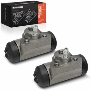 A-Premium الخلفية الأسطوانة أسطوانة عجلة مكابح الأسطوانة متوافقة مع طرازات شيفروليه و GMC-Silverado 1500 2005-2008 ، Silverado 1500 Classic 2007 ، Sierra 1500 2005-2008 ، Sierra 1500 Classic ، 2-PC Set