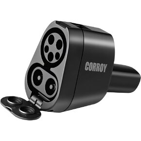Upgraded 2-in-1 CCS & J1772 for Tesla Adapter - 250kW SuperFast Charging - Compatible with Tesla Model Y, 3, S, X - Works with Level 1, 2, 3 Charging Stations & CCS1/J1772 Plugs