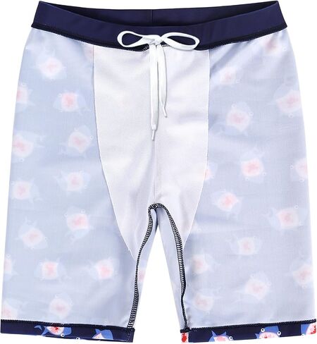 AIWUHE Toddler Boys Swimsuit 2 Piece Rash Guard Swimsuits with Swim Trunk Long Sleeve Bathing Suit Sunsuit Swimwear Sets 1-7Y in Saudi Arabia