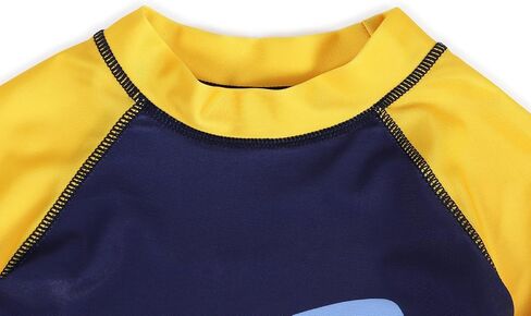 AIWUHE Toddler Boys Swimsuit 2 Piece Rash Guard Swimsuits with Swim Trunk Long Sleeve Bathing Suit Sunsuit Swimwear Sets 1-7Y in Saudi Arabia