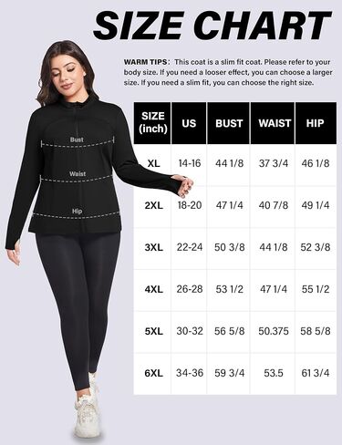 FOREYOND Plus Size Jackets for Women Athletic Workout Running Jacket Full Zip up Lightweight Yoga Tops with Thumb Holes in Saudi Arabia