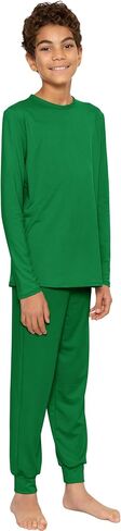 STRETCH IS COMFORT Youth Boys' Oh So Soft Jogger Set with Long Sleeve Crew Neck Top | Comfortable Kids' Clothing | 4-16 in Saudi Arabia
