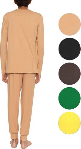 STRETCH IS COMFORT Youth Boys' Oh So Soft Jogger Set with Long Sleeve Crew Neck Top | Comfortable Kids' Clothing | 4-16 in Kuwait