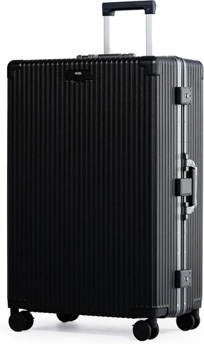 Nobl Travel Large Luggage, Noble Zipperless Aluminum Frame PC Hard Shell Checked Suitcase, 30.25"x20"x12", Big Check-in Bag with 360° Spinner Wheels, TSA Locks, Interior Compression - Lavender in Saudi Arabia