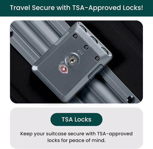 Nobl Travel Large Luggage, Noble Zipperless Aluminum Frame PC Hard Shell Checked Suitcase, 30.25"x20"x12", Big Check-in Bag with 360° Spinner Wheels, TSA Locks, Interior Compression - Lavender in Saudi Arabia