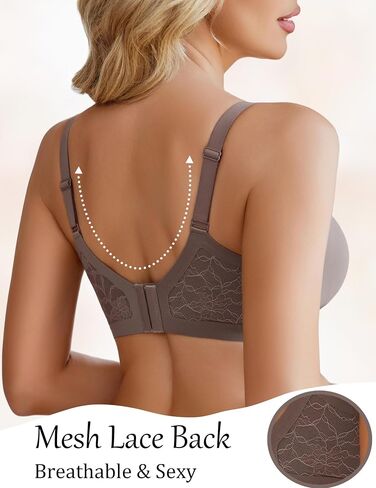 Avidlove Womens Wireless Bras Lace Seamless Bras Padded Full Coverage Bralette Comfortable V Neck T Shirt Everyday Bra in Saudi Arabia